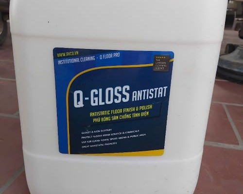 Bán hóa chất phủ bóng sàn chống tĩnh điện Q GLOSS tại Bắc Ninh